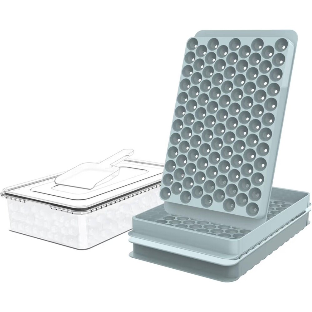 Mini Round Ice Cube Trays 2 Pack NEW